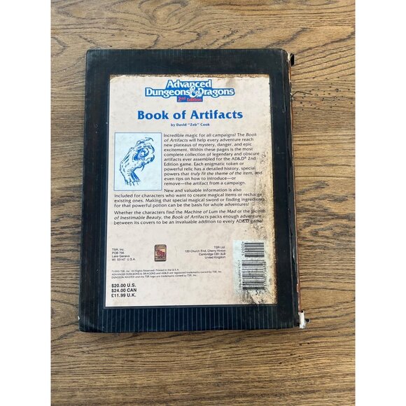 Advanced Dungeons & Dragons 2nd Edition Book Of Artifacts Hardcover - Picture 12 of 16